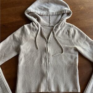Gilly Hicks Light Beige Knit Hoodie